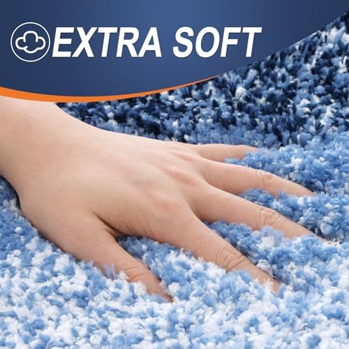 OLANLY Bathroom Runner Rugs Mat 44x20, Extra Soft Absorbent Microfiber Bath Rugs - Image 3