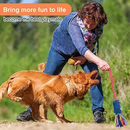 wodoca Dog Tug Toy, Dog Toys for Aggressive Chewers, Strong Squeak Rope Toy - Image 5