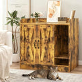 Cat Litter Box Enclosure, Hidden Litter Box Furniture by Garvee