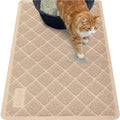 GORILLA GRIP Cat Litter Box Mat, Coiled Mesh Trapping Mats, 35x23 Beige by GorillaGrip
