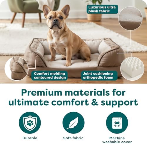 FurHaven Orthopedic Dog Bed for Medium Dogs, Perfect Comfort Sofa - Image 5