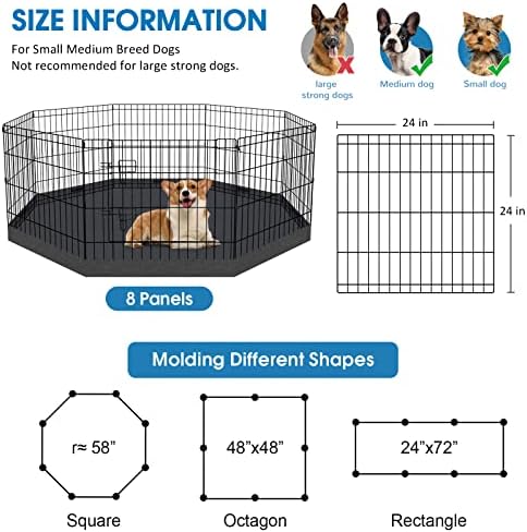 Artmalle 24" H Dog Playpen - Image 2