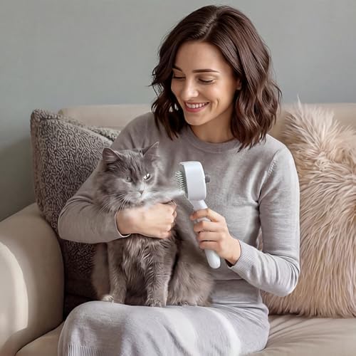 Pet Steam Brush, 3-in-1 Dog & Cat Grooming Comb - Image 7