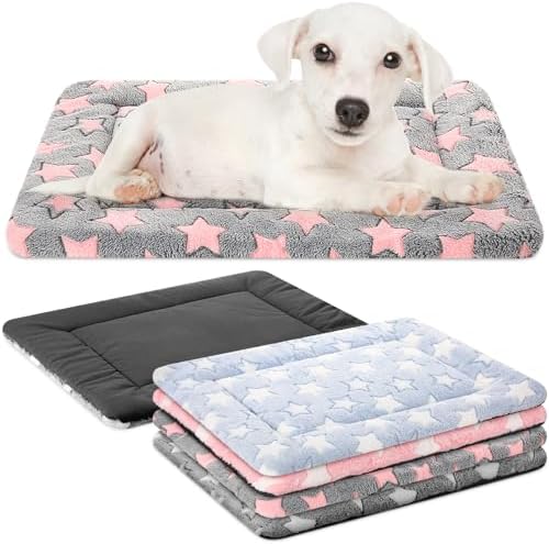 VitalCozy 4 Pcs Dog Crate Pads Soft Warm by VitalCozy