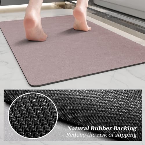 Long Bath Rugs 47x17-Diatomaceous Earth Stone Bath Mats - Image 4