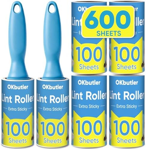 600 Sheets Lint Roller for Pet Hair, Lint Remover Extra Sticky by Unknown