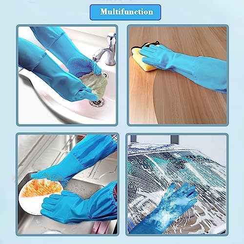 Pet Grooming Gloves Pet Hair Remover Cat, Dog Washing Gloves Silicone Heat - Image 6