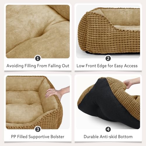 MIXJOY Rectangle Washable Orthopedic Dog Bed - Image 4
