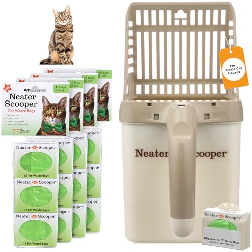 Neater Pet Brands Neater Scooper Standard Cat Litter Scoop, 195 Refill Bags – by NeaterPetBrands