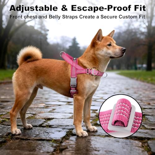 No Pull Dog Harness with Handle, Adjustable Soft Mesh Padded Vest - Image 5