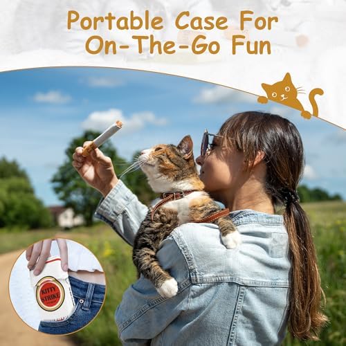 Nocciola 3 Pack Catnip Toys for Cats, Funny Cat Toys Filled - Image 6