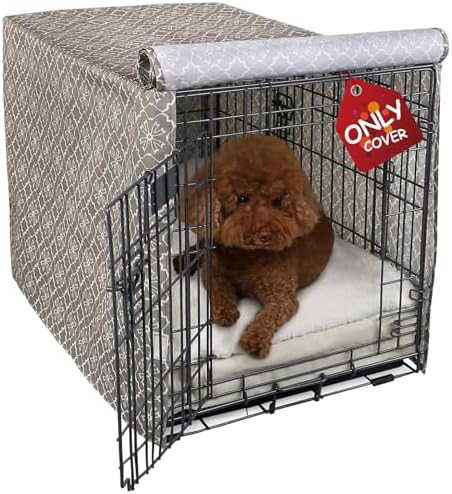Explore Land Pattern Dog Crate Cover, 48 Inches by ExploreLand