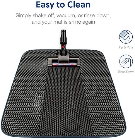 WePet Cat Litter Mat, Kitty Litter Trapping Mat, Honeycomb Double Layer Mats - Image 3