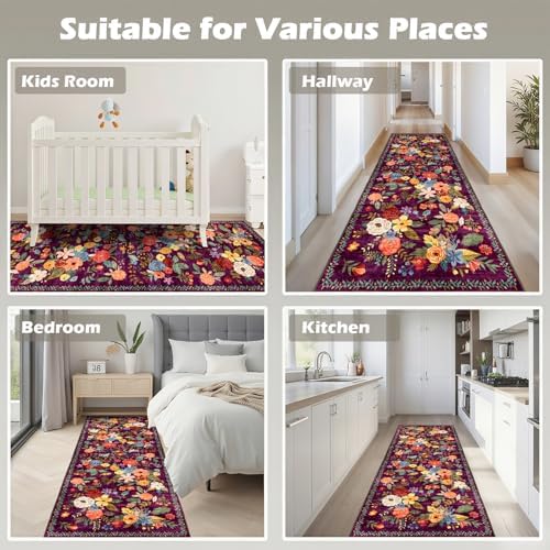Runner Rug for Hallways Kitchen 2x8 - Image 3