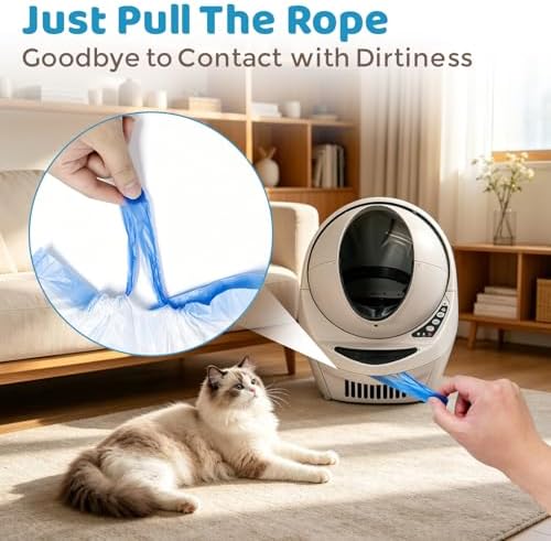 32 Count Cat Litter Box Robot 4 and 5 Waste Bags - Image 5
