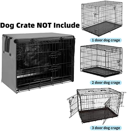Dog Crate Cover 24 Inch Waterproof 600D Oxford - Image 3