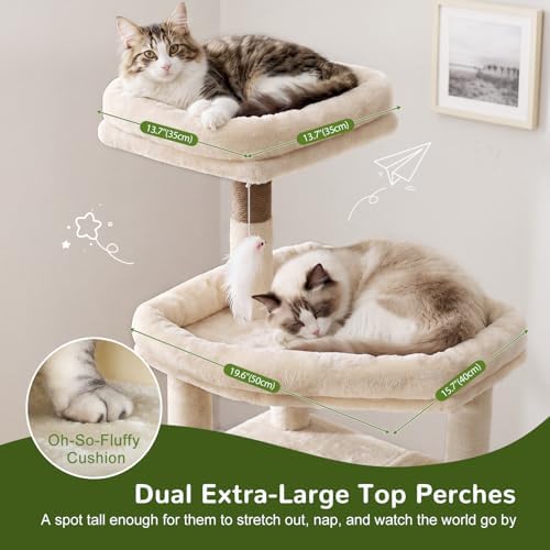 Globlazer 81in Cat Tree for Large Cats, Extra Tall Tower - Image 2