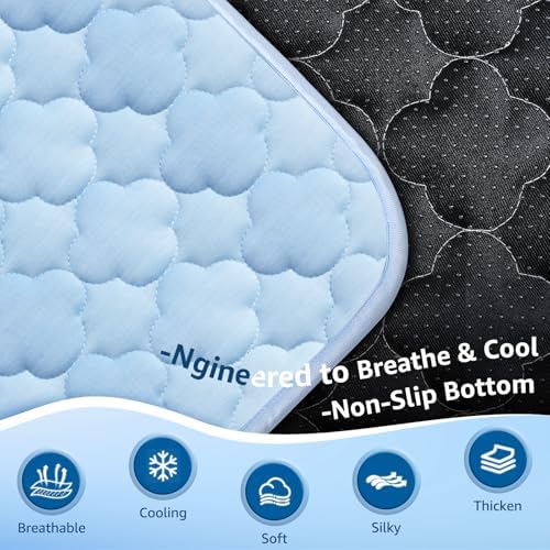 Cooling Mat for Dogs and Cats 24" x 18", Pet Cooling Bed Indoor Outdoor w - Image 3