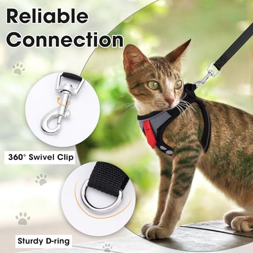 Cat Harness and Leash Set for Walking Escape Proof Vest for Kitten - Image 6