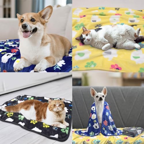 Rezutan Blanket for Large Dogs & Cats Soft Reversible Fleece 40"x31" - Image 5