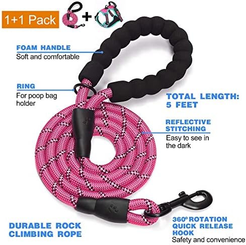 tobeDRI No Pull Dog Harness Adjustable Reflective Oxford Easy Control Medium - Image 2