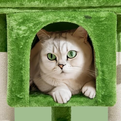 Yaheetech 23.5in Small Low-Profile Cat Tree Condo - Image 7