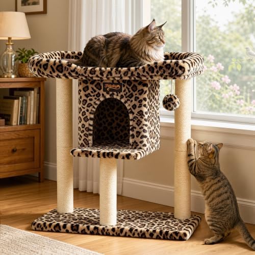 Cat Tree Tower Scratching Post for Indoor Large Adult Cats - Image 7