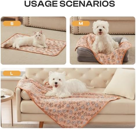 Luciphia 1 Pack 3 Blankets Super Soft Fluffy Premium Fleece Pet Blanket Flannel - Image 5