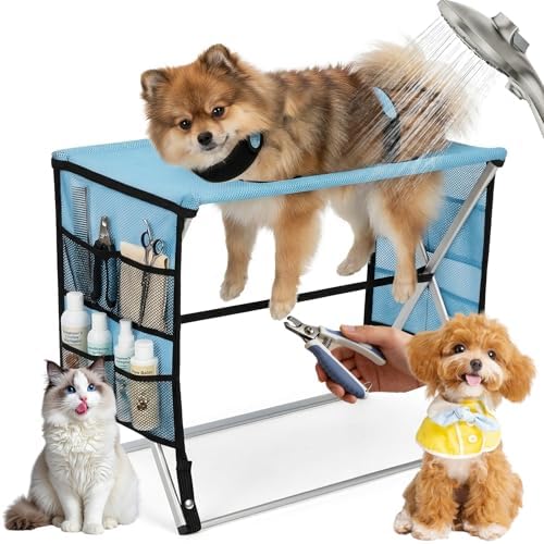 Foldable Pet Grooming Hammock by Bullro