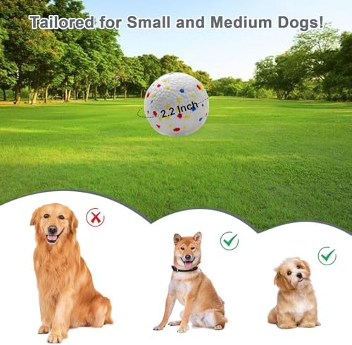 Dog Toy Balls 2.2 Inch, Indestructible Dogs Balls 6 Pack - Image 4