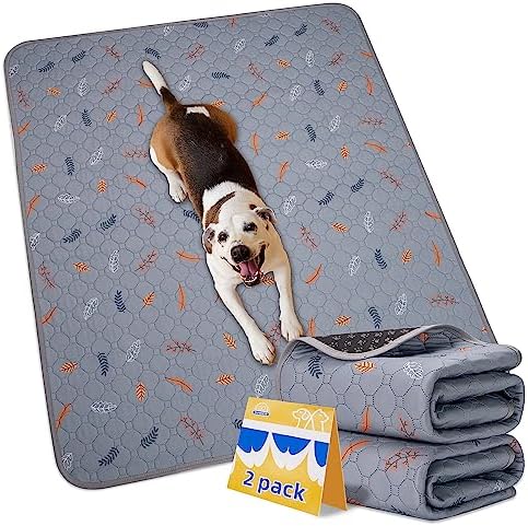 Sunheir Washable Pee Pads for Dogs 2-Pack Reusable Puppy Pads Pet Training Pads by SUNHEIR