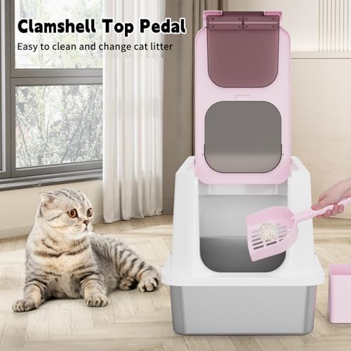 RIZZARI Stainless Enclosed Litter Box: - Image 6