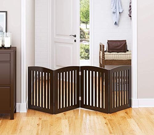 PAWLAND Wooden Freestanding Foldable Pet Gate - Image 5