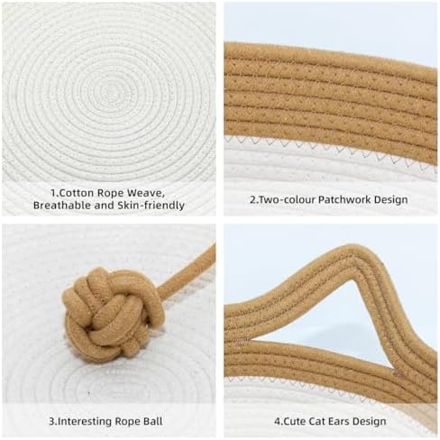 Cat Bed, Cotton Rope Instinct Basket - Image 4