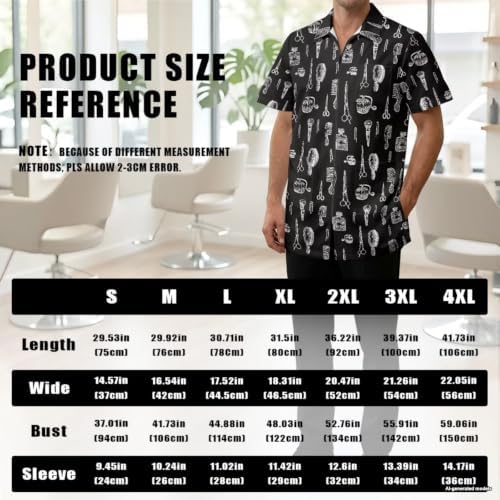 Funny Print Barber Jackets & Smocks - Image 6
