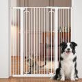 keny 51" Extra Tall Pet Gate, 29.7"-46" Wide Adjustable Cat Gate by keny