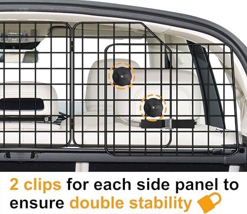 Dog Car Barrier for SUVs, Adjustable Large Pet Barriers, Universal Fit - Image 3