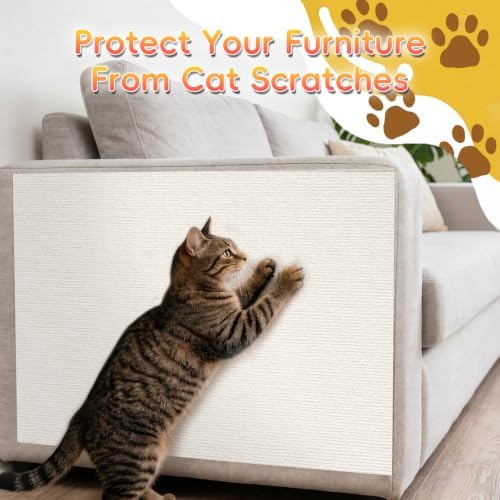 Cat Scratch Furniture Protector, Self-Adhesive Cat Couch Protector - Image 3