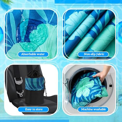 Hahafelt 2 Pack Car Seat Towel Cover - Image 3