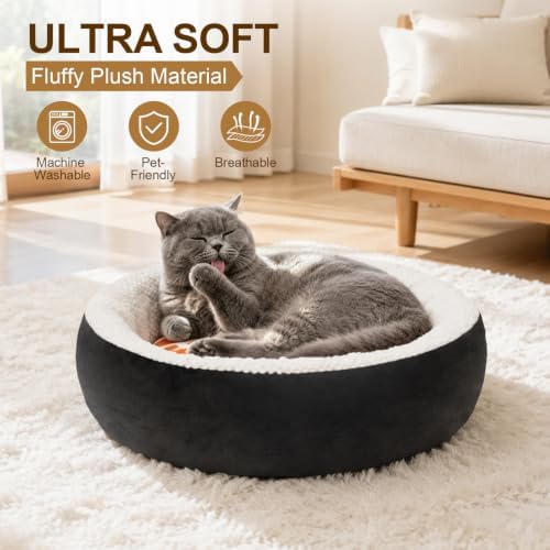 Sushi Cat Bed, Calming Small Dog Bed 21in - Image 3
