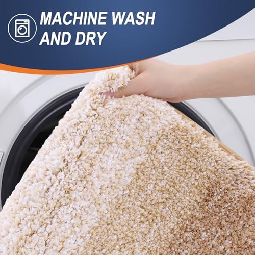 OLANLY Bathroom Runner Rug 70x24, Extra Soft Absorbent Microfiber Bath Rugs - Image 5
