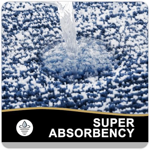 OLANLY Bathroom Runner Rugs 44x24, Long Bath Mats - Image 3