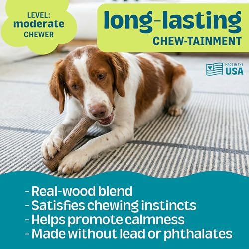 Pupstages Dogwood Stick Dog Chew Toy, Made in USA - Image 4
