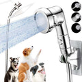 Dog Shower Attachment for Convenient Dog Bath, 3-mode High Pressure Handheld by Ganciu