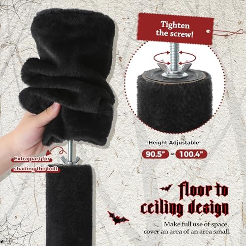 PEQULTI Floor to Ceiling Cat Tree Tower, Height Adjustable 230-252cm - Image 2