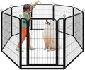Kfvigoho Dog Playpen Outdoor Extra Wide 8 Panels Heavy Duty Dog Fence 40" by Committedtobetterpetlife