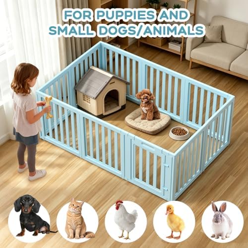 Dog Playpen Indoor, Puppy Playpen, 10 Panels - Image 6