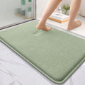 OLANLY Thick Memory Foam Bathroom Rug 36x24, Absorbent Bath Mat, Sage Green by OLANLY