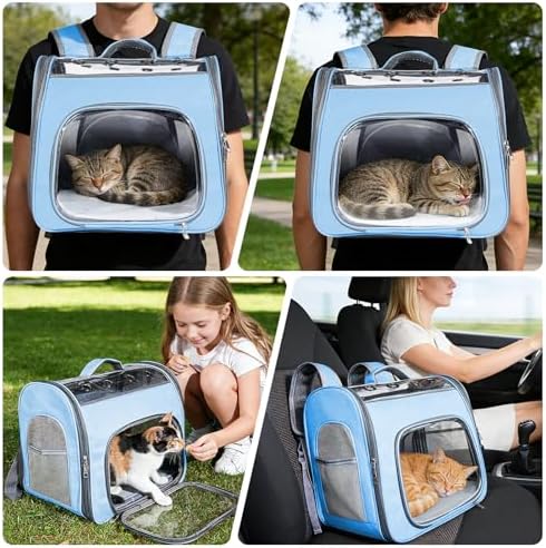 Airline Approved Cat Soft-Sided Carrier Backpack Up to 12 lbs - Image 7