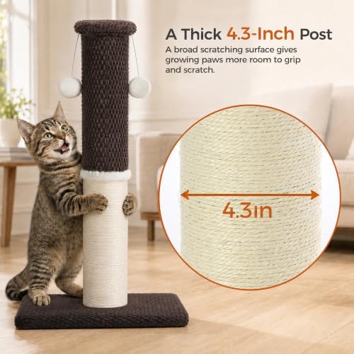 Made4Pets Tall Cat Scratching Post - Image 4